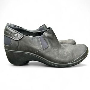 Merrell Womens Veranda Moc Butter Rum Leather black Clogs Size 11